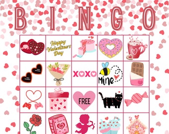 Bingo de San Valentín Imprimible -- 20
