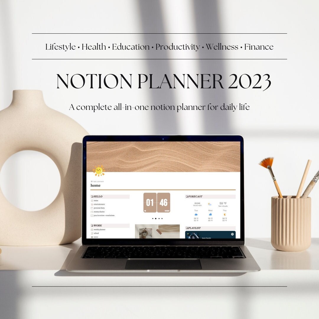 Notion Template 2024 Productivity, Career, School, Personal All in One ...