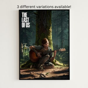 The Last of Us Poster, Ellie, Last of Us, Gaming Poster, Gaming Print, Videospiel Art, Glühwürmchen, Wandkunst, Gaming Geschenk