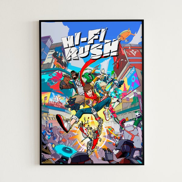 Hi Fi Rush Game Poster, Hi-Fi Rush Game Poster