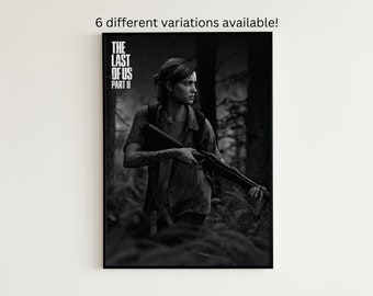 The Last Of Us: Part II - Gaming Poster (Ellie / Game Cover - Part 2)