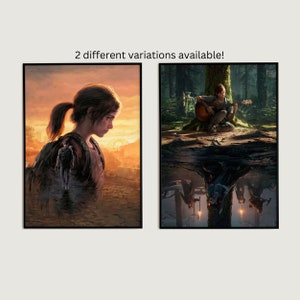 The Last of Us Poster, Joel, Ellie, Last of Us, Gaming Poster ...