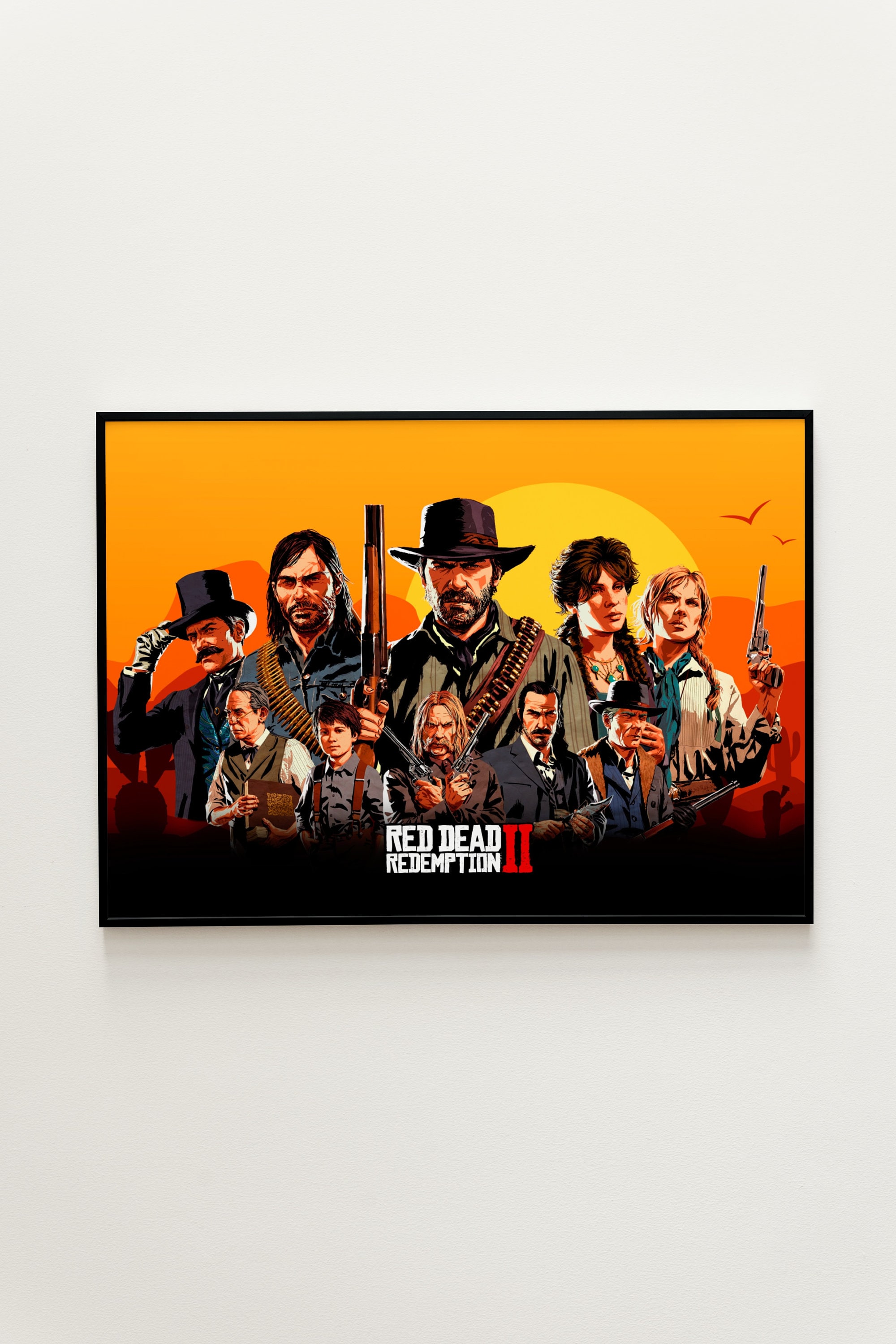Red Dead Redemption 2 PS5 Custom PS1 Inspired Jewel Case 