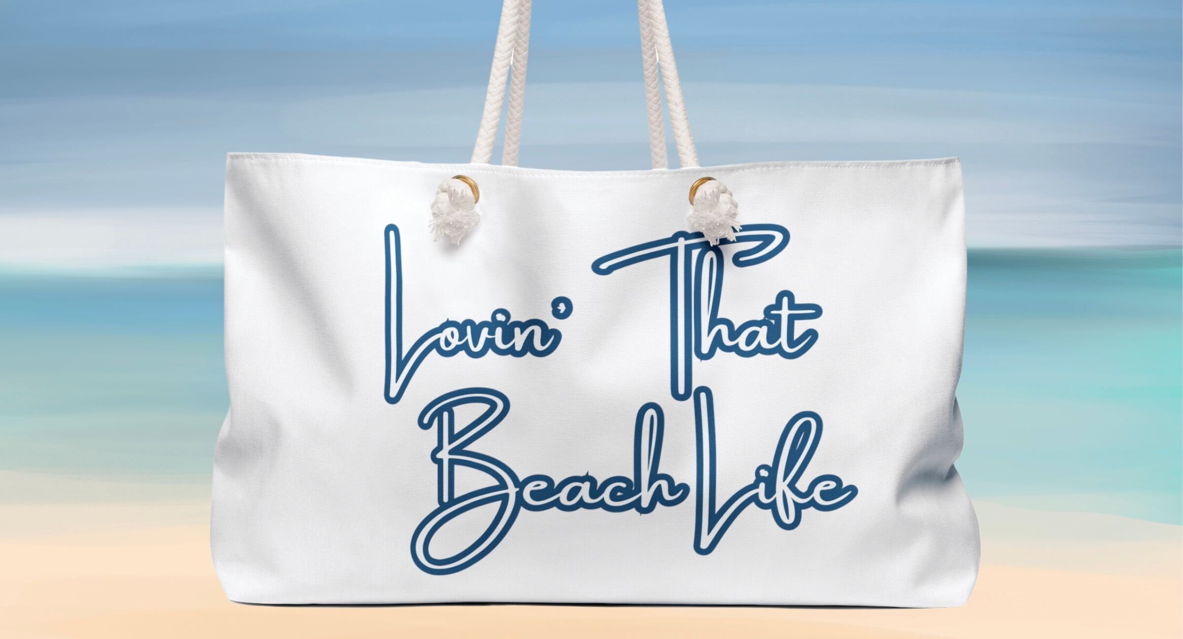新品未使用 WDS × WEEKEND(ER) Beach Tote BAG Beach Tote, Weekender Tote, Oversize Tote Bag, Birthday Gift