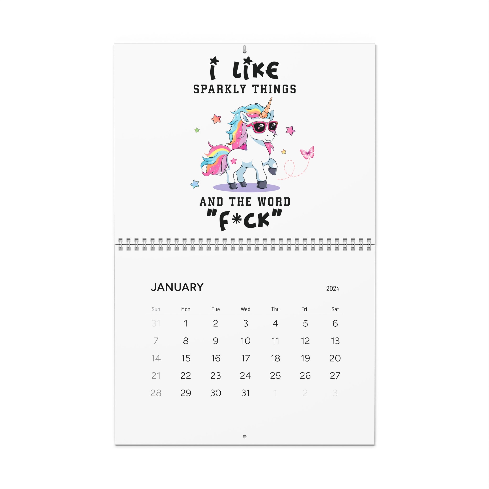 Swear Calendar - Etsy