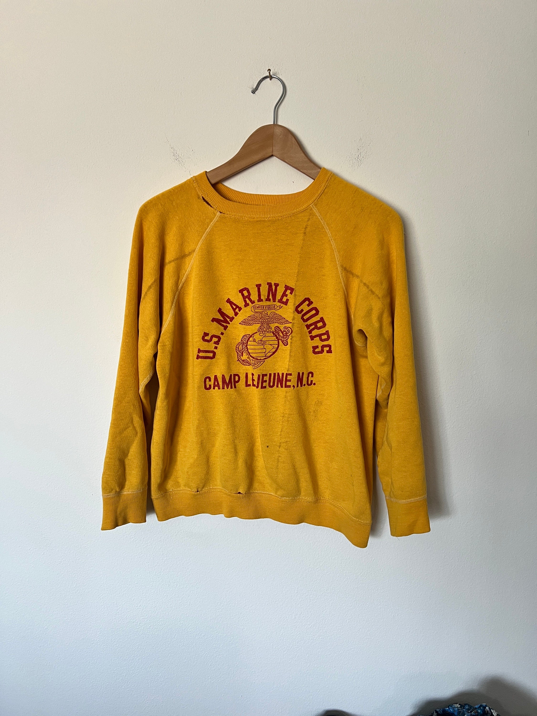 Vintage yellow sweatshirt hotsell