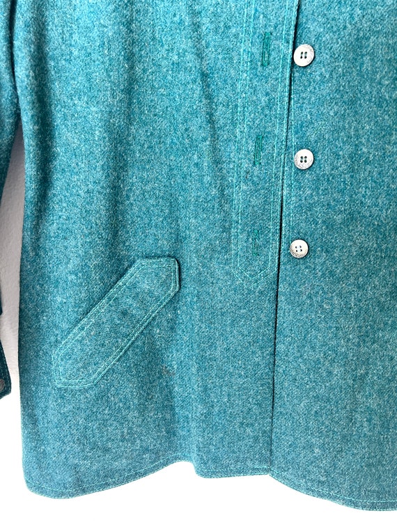 70s women’s wool shirt jacket - image 3