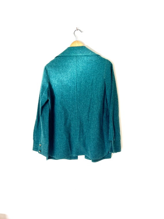 70s women’s wool shirt jacket - image 4