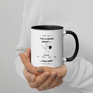 ESO Elder Scrolls Online Gamer Casual Player Ironic Funny Cup Mug with Color Inside 11oz