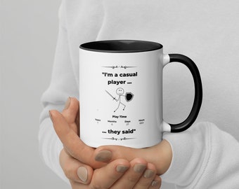 ESO Elder Scrolls Online Gamer Casual Player Ironic Funny Cup Mug with Color Inside 11oz