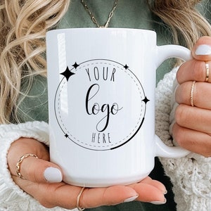 Custom Logo Coffee Mug, Personalized Logo mug, Logo Mug Custom, Employee Appreciation Custom Corporate Gifts, Company Coffee Cup Gifts