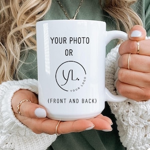 Bulk Logo Cup Personalized For Customer Gifts Bulk, Logo Mug Custom, Team Gifts for Employees Personalized, Employee Appreciation Mug