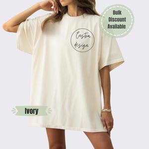 Personalized Company Logo Shirt, Team Logo Shirt, Comfort Colors Custom Shirt, Your Business Logo Here Shirt, Personalized Logo shirt