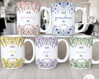 Personalized Grandma Mug Gift, First Time Grandma Mug, Promoted to Grandma Mug, Pregnancy Announcement Mug, New Grandma Gift, Grandma Cup