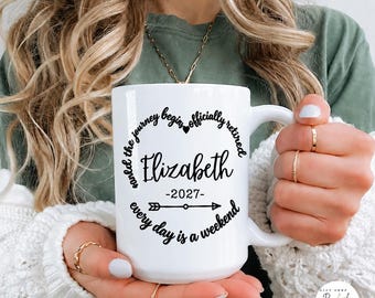 Employee Retirement Gift Happy Retirement Mug Personalized Retirement Gift for Mom Personalized Retirement Mug Retirement Gift for Grandma
