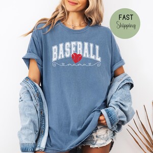 Baseball Mom Shirt, Mama Baseball Shirt, Baseball Mama Gift, Sports Mom Shirt, Baseball Mama Tee,  Baseball Game Day Shirt for Mothers Day
