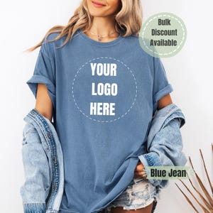 Personalized Company Logo Shirt, Team Logo Shirt, Comfort Colors Custom Shirt, Your Business Logo Here Shirt, Personalized Logo shirt