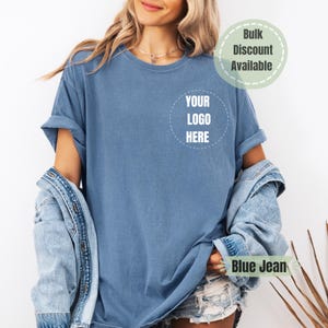 Personalized Company Logo Shirt, Team Logo Shirt, Comfort Colors Custom Shirt, Your Business Logo Here Shirt, Personalized Logo shirt