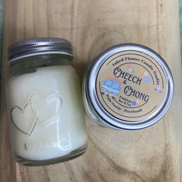 Chich and Chong 4oz Mini Mason Jar Candle