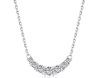 Collier en argent sterling, collier minimaliste, collier délicat, bijoux faits à la main, collier de pierres précieuses, collier de tous les jours, collier de superposition