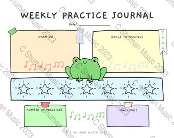 Music Practice Tracker - Weekly