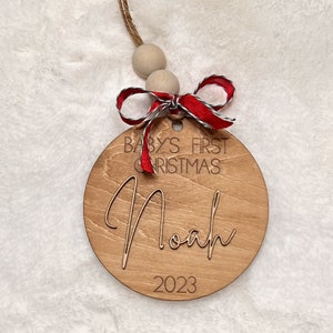 Baby&#39;s First Christmas Personalized Ornament