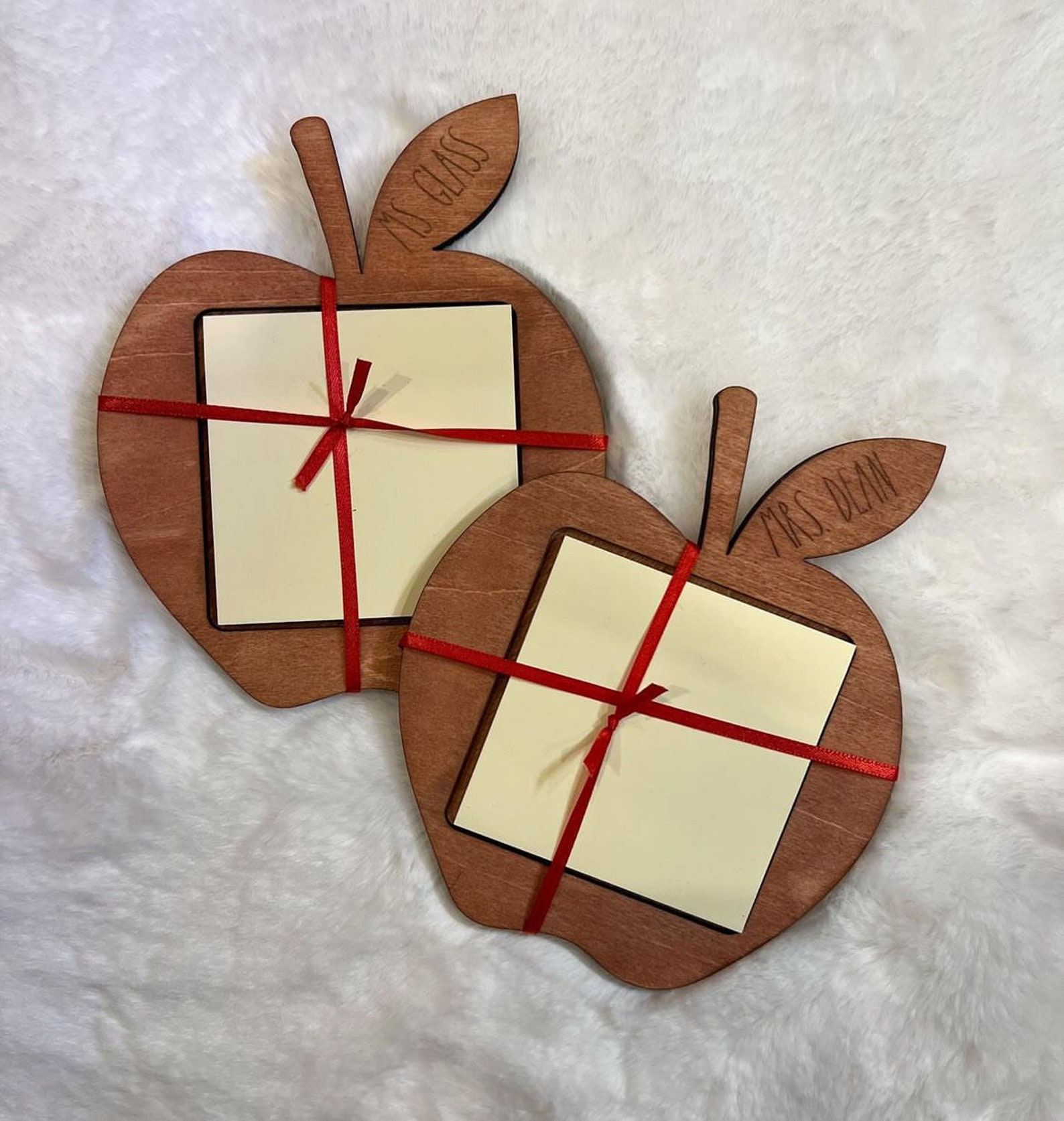 Apple Shaped Post-it Holder - Etsy