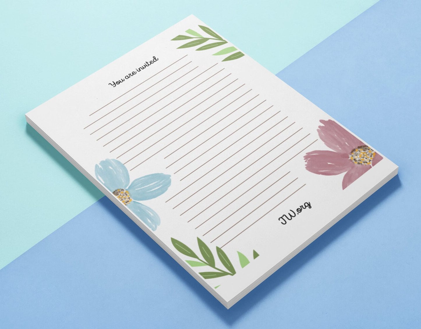 JW Convention Invitation Templates 4 Variations for Download for Letter ...