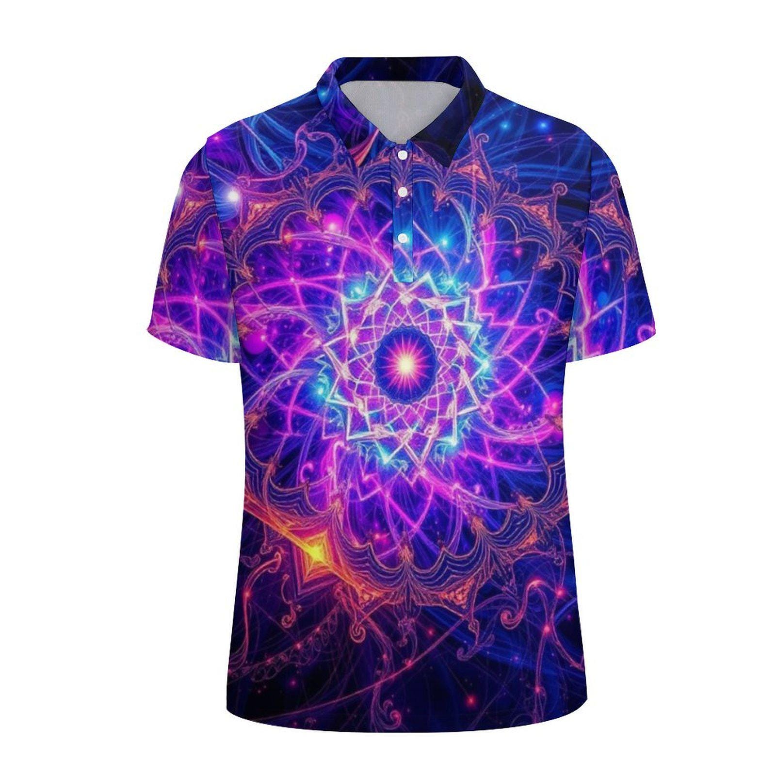 Trippy Polo Shirt - Etsy Trippy Polo Shirt - Etsy