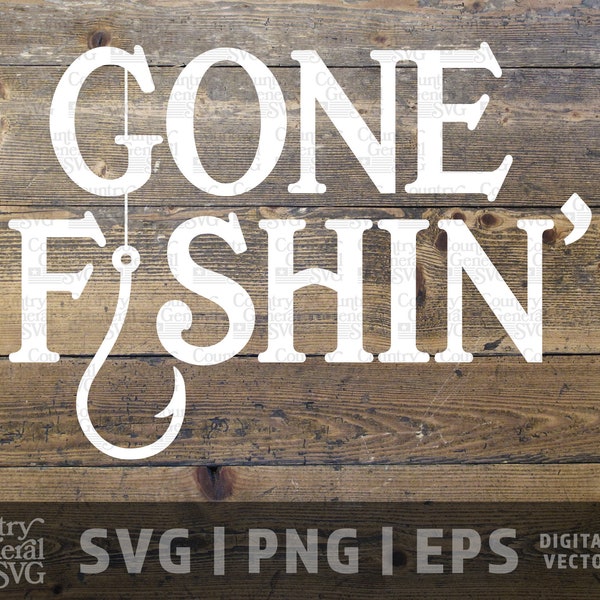 Gone Fishing Sign - Etsy