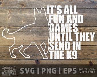 K-9 Unit SVG | PNG | Eps, Police svg, Police Dog graphic, German Shepherd svg, Law Enforcement svg, Working Dog svg, diy graphic