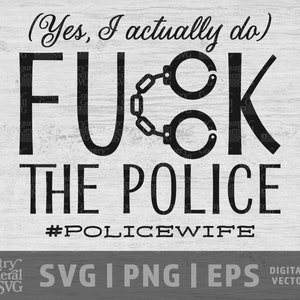Esposa policial SVG | PNG | Eps, Polícia svg, Apoie a Polícia svg, Policial svg, Cop svg, Aplicação da lei svg, artesanato diy, arquivo Cricut