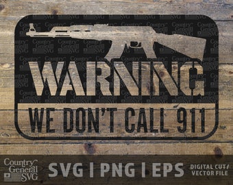 Right to Bear Arms SVG | PNG | Eps, 2nd Amendment svg, Funny No Trespassing Sign, Armed and Ready svg, Warning Sign svg, diy craft, Cricut