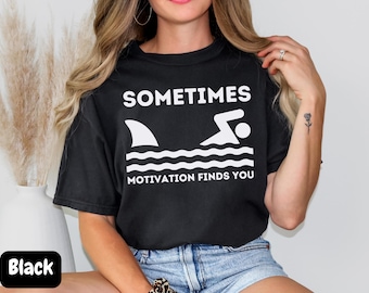 Funny Swimmer Gift Swimming Shirt Swim Shirt Swimmer Apparel Swimming T-Shirt Swim Life Tee Swim Lover Gift Shark Shirt Swim Team Shirt