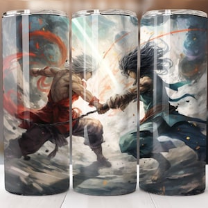 Anime Design Tumbler Becher | 20 Unzen Becher | Becher | Becher Designs | PNG Sublimationsdesign | Anime-Schlacht