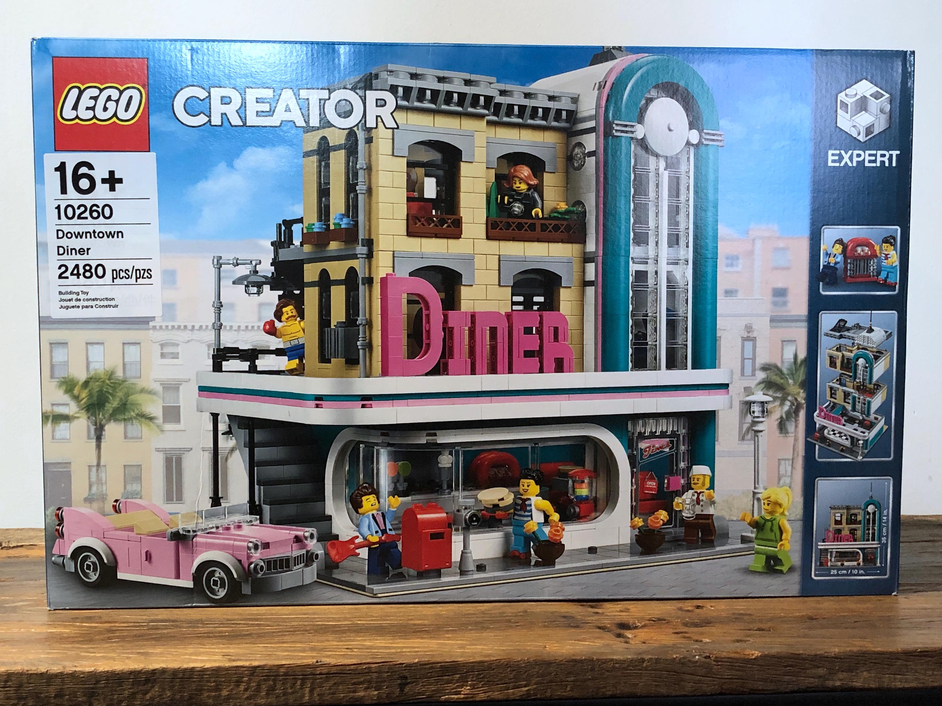 LEGO Creator Expert Downtown Diner 10260 retired Etsy UK