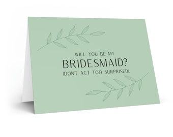 Bridesmaid Proposal Card