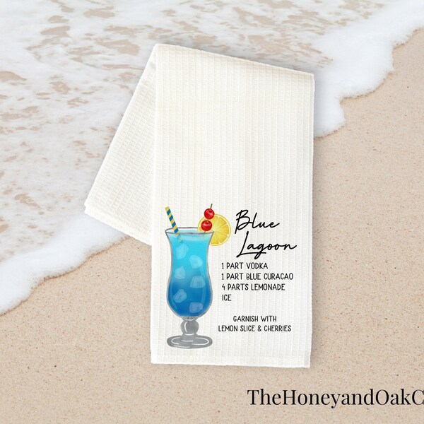 Blue Lagoon Towel Etsy