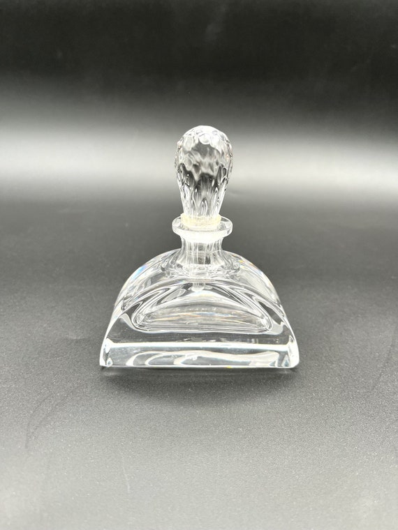 Cotte Crystal Perfume Bottle With Stopper Etched … - image 6