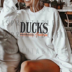 Anaheim Ducks NHL Sweatshirt, Vintage Ducks Sweatshirt, Hockey Fan Gift, Anaheim Hockey Sweatshirt, Hockey Shirt, Ducks Merch