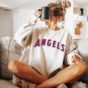 Los Angeles Angels Sweatshirt, LA Baseball, MLB Crewneck, Baseball Shirt