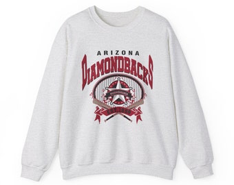 Arizona Diamondbacks Sweatshirt, MLB Shirt, Baseball Crewneck, Vintage Arizona Sweatshirt