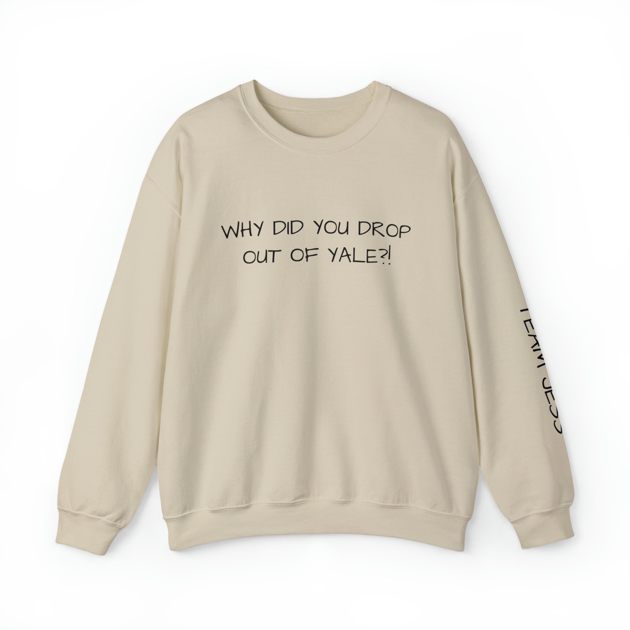 Yale University Handsome Dan Fleece Crewneck Gray Sweatshirt