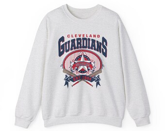 Cleveland Guardians Sweatshirt, MLB Shirt, Baseball Crewneck, Vintage Cleveland Guardians Sweatshirt