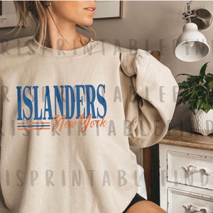 Bluza New York Islanders, Bluza Vintage, Bluza NHL, Koszulka hokejowa, Bluza dla fanów hokeja, Koszulka dla fanów hokeja Islanders