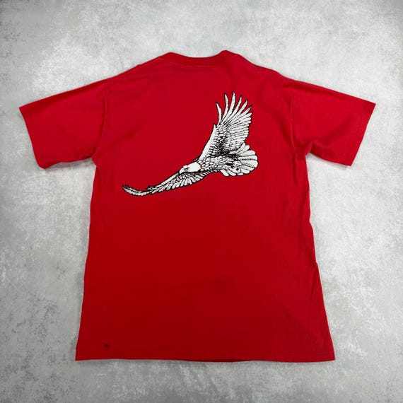 winston cigarettes t shirt Vintage 90s Winston Cigarettes T-Shirt Red, (XL) / Advertising Tees / Rare Vintage Shirts / Eagle