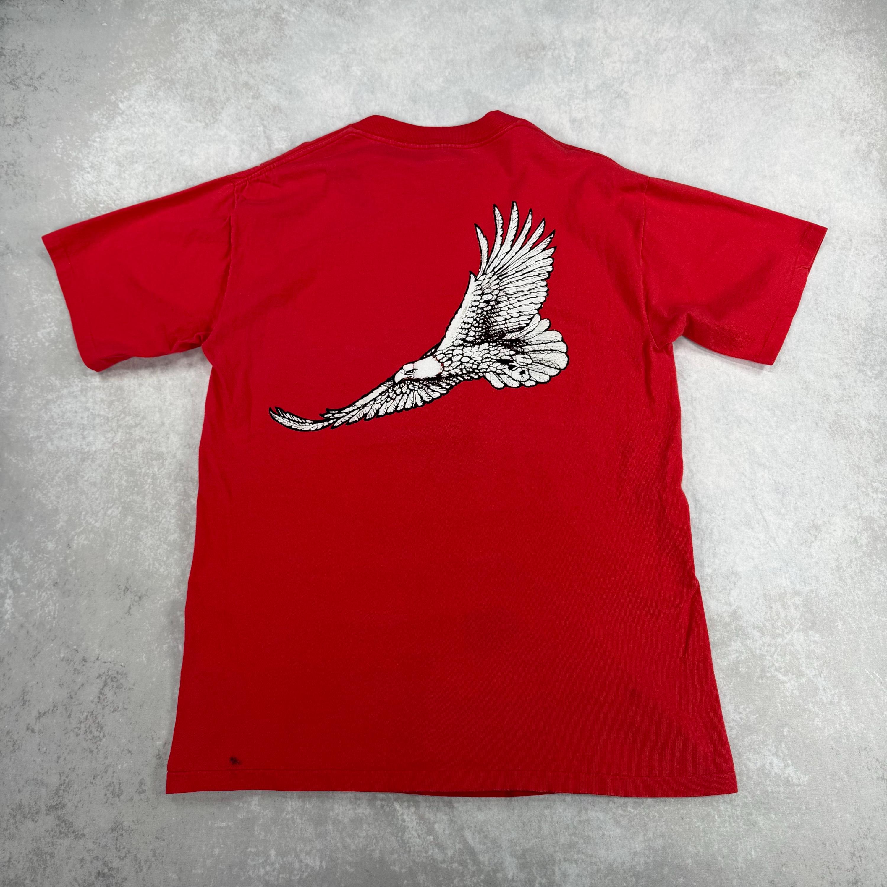 winston cigarette shirt | Shirts | Winston Cigarettes Red With Sticker Still On Big Eagle On Back Vtg 1992 Winston Cigarette Racing