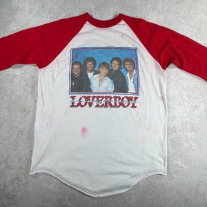 Loverboy Tour Tshirt - Etsy