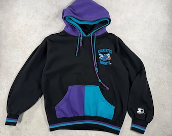 Vintage 1990s Charlotte Hornets Apex One Light Lined Jacket XL - Etsy