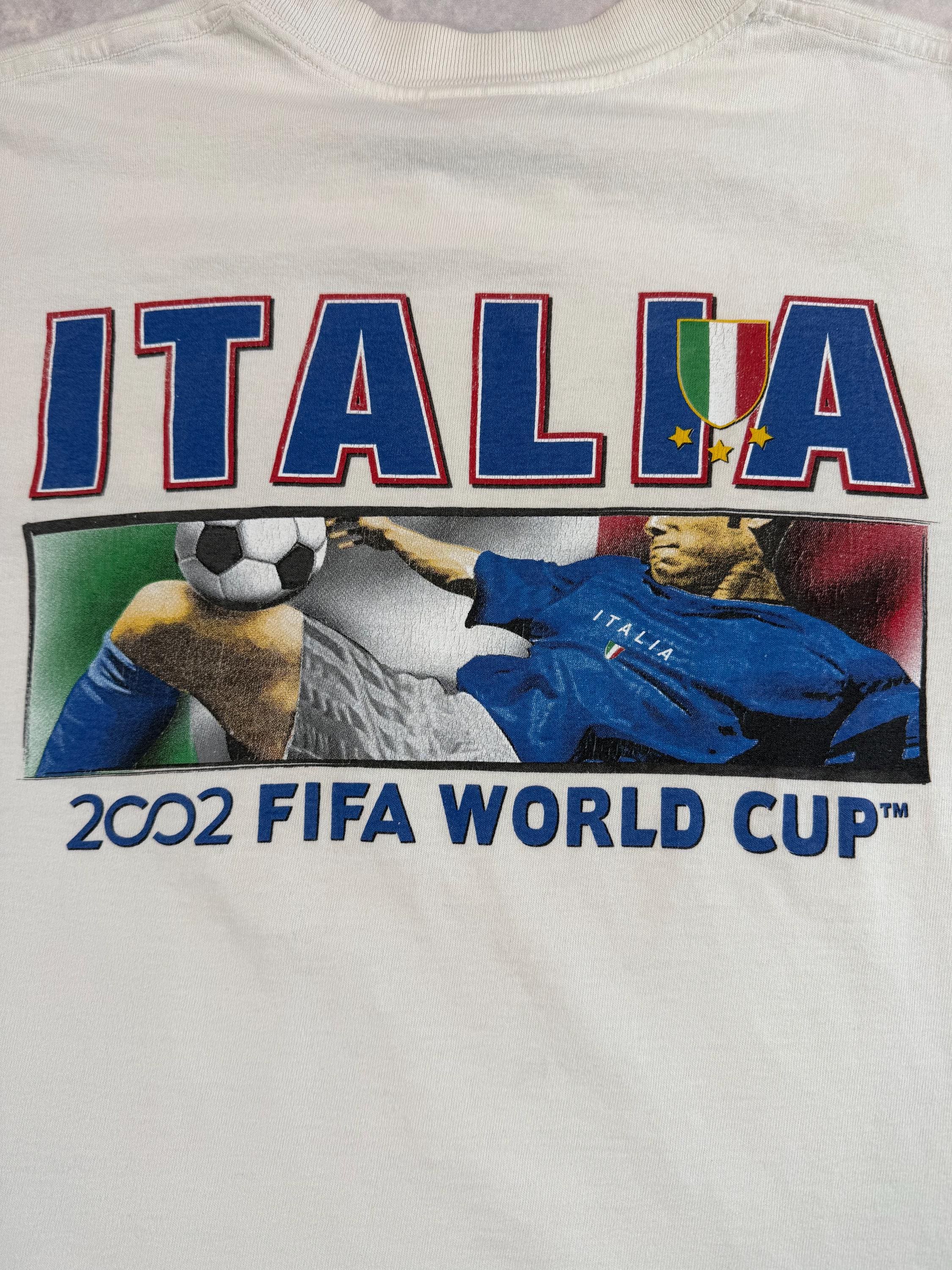 Vintage 2002 FIFA World Cup, Team Italy, T-shirt (small) - Etsy